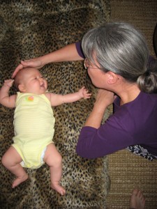 Natalie and Nana hanging out