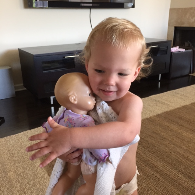 Aw, its okay Baby Ellie.... (Yes, that's Natalie's Baby Ellie - Natalie sometimes shares)