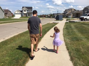 Uncle Mike, what's the longest way to your house?