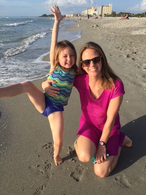 The beach on Christmas day - we'll take it!