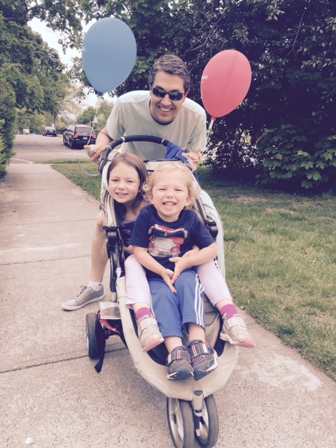 Um, Mom, why didn't you bring our double stroller?