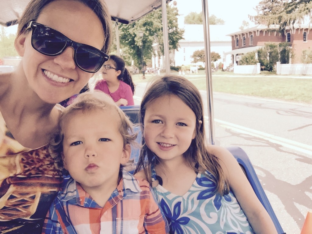 Train ride.... $9 for 3 min.  At least it was for a fundraiser....