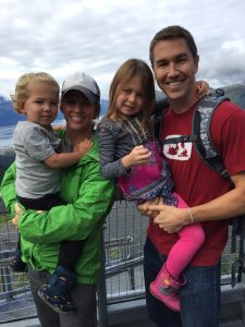 Girdwood Mt - Mom post-hike, Kids post-tram