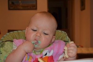 Yummy! 1st time cupcake eater!