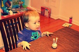 Why is the cupcake so small for age 2?