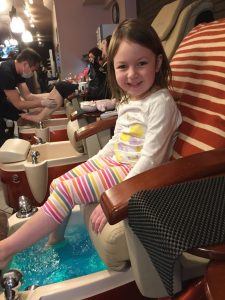 Now I'm 5 - time for my pre-bday pedi!
